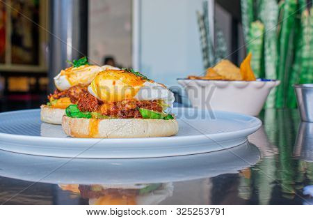 Huevos Benedictinos From Mexican Food