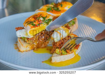 Huevos Benedictinos From Mexican Food