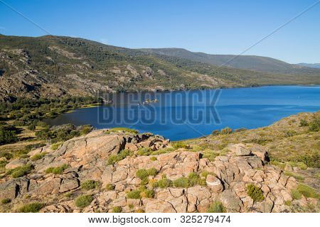 Lake of Sanabria, near Puebla de Sanabria, Castilla y Leon, Spain