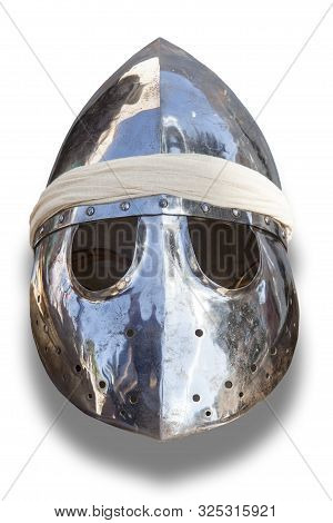 Pointed Helmet, Used By Moorish Armies During Reconquista Period, 11-13th Century. Isolated