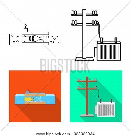 Vector Design Of Source And Environment Icon. Set Of Source And Bio Vector Icon For Stock.