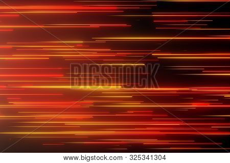 Abstract Directional Neon Lines Geometric Background. Data Flow. Optical Fiber. Explosion Star. 3d I