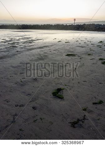 Llanelli Beach South Wales Sky Scene Outside Landscape Beauty