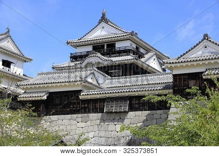 Castle Keep Of Matsuyama Castle In Ehime, Japan