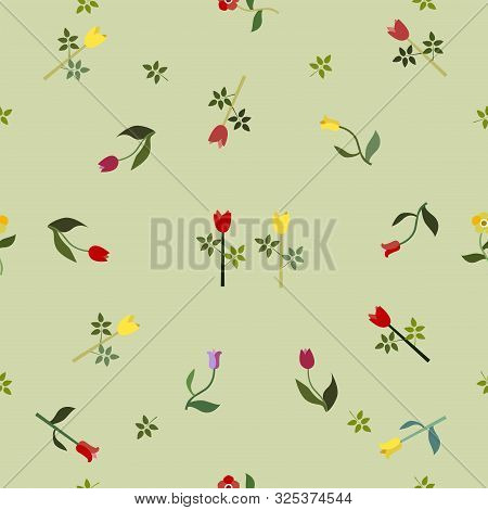 Floral Pattern. Classical Design With Different Elements. Vector Graphics