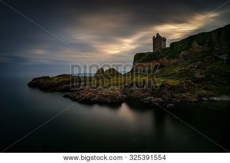 Gylen Castle On Rocky Cliffs, Isle Of Kerrera, Scotland
