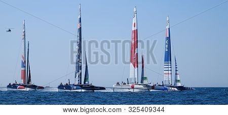 Marseille, France - September 20 21 & 22, 2019: All Teams Starting During  A Qualifying Round Of Sai