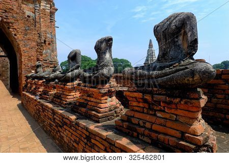 Old Temple Ayuttha Of Thailand Heritage Of Asia