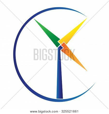 Modern Colorful Logo Ideal For A Wind Farm And Renewable Energy Company