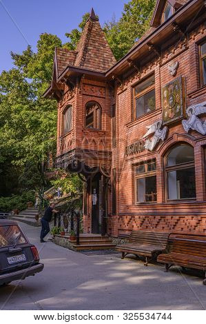 Gorny Settlement, Krasnodar Krai, Russia - September 15, 2019: Deserts, Temple And Spring Of Theodos