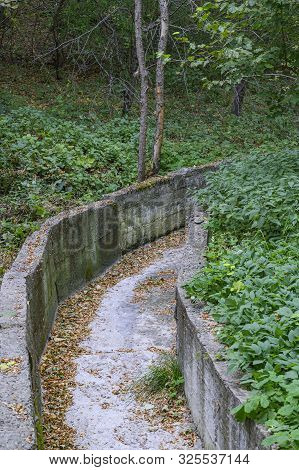 Gorny Settlement, Krasnodar Krai, Russia - September 15, 2019: Deserts, Temple And Spring Of Theodos