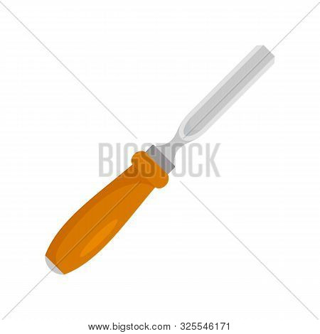 Wood Metal Rasp Icon. Flat Illustration Of Wood Metal Rasp Vector Icon For Web Design