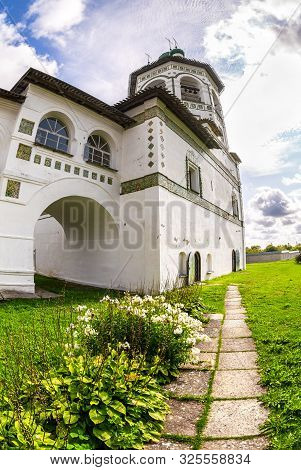 Russian Orthodox Church. Nicolo-vyazhishchsky Monastery In Veliky Novgorod, Russia