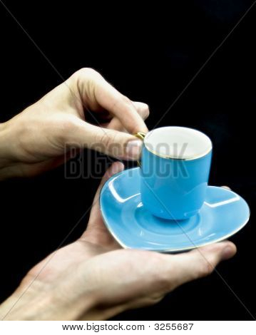 Copa en la mano