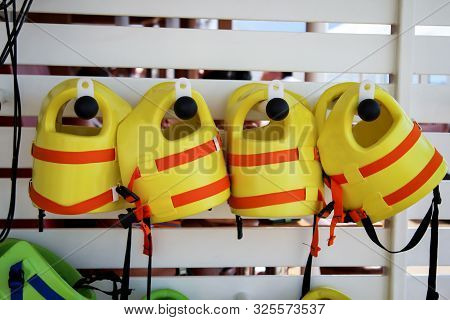 Yellow Buoyancy Aid, Lifejackets For Children With Signal Colors