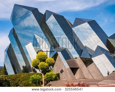 Poitiers, France - September 21 2010 : Quartz building in Futuroscope