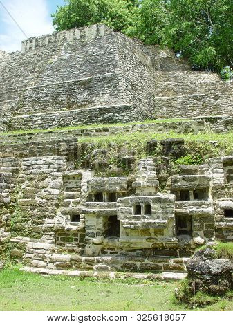 This Is The Site Of An Aztec Temple Area Known As The Jaguar Temple Located In Guatemala