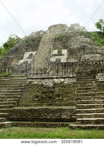 This Is The Site Of An Aztec Temple Area Known As The Jaguar Temple Located In Guatemala