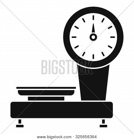 Old Market Scales Icon. Simple Illustration Of Old Market Scales Vector Icon For Web Design Isolated