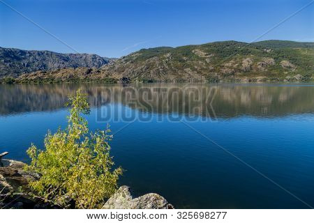 Lake of Sanabria, near Puebla de Sanabria, Castilla y Leon, Spain