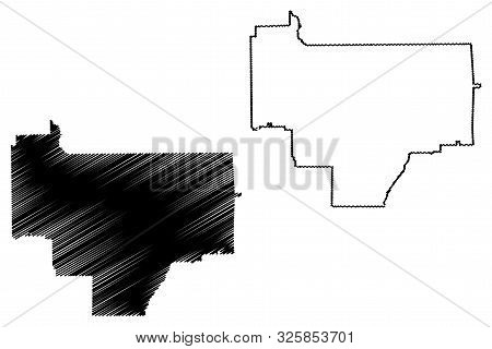 Bullock County, Alabama (counties In Alabama, United States Of America,usa, U.s., Us) Map Vector Ill
