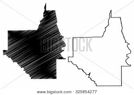 Dallas County, Alabama (counties In Alabama, United States Of America,usa, U.s., Us) Map Vector Illu