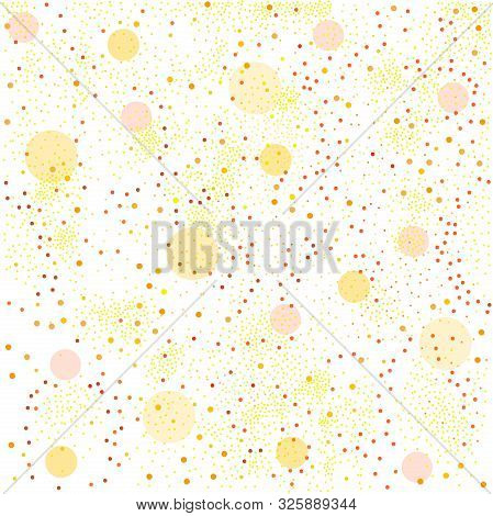 Seamless Pattern With Dots. Vector Graphics. Vector Illustration