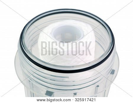 New Home Water Filter From Drinking Water Systems Isolated On White Background