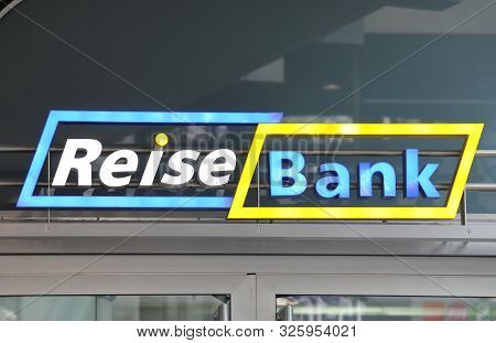 Berlin Germany - June 12, 2019: Reise Bank Germany