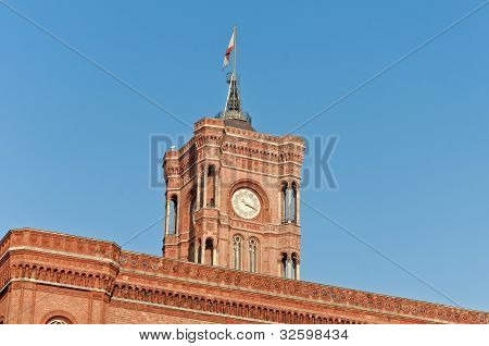 Il Rotes Rathaus a Berlino, Germania