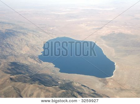 Ripresa aerea del lago