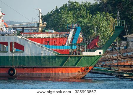 Old And Rusty Ferry Boats