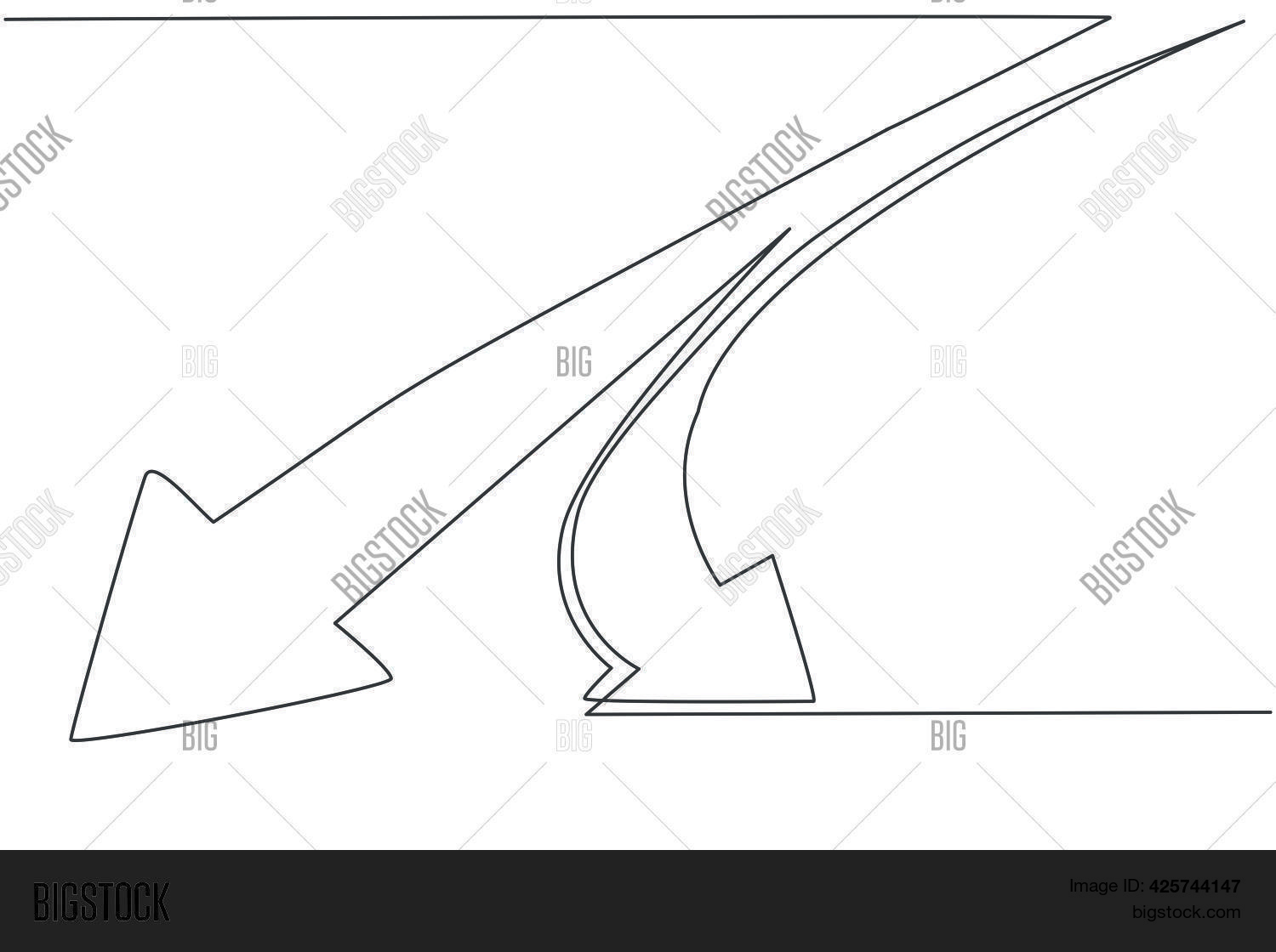 Continuous One Line Vector & Photo (Free Trial) | Bigstock