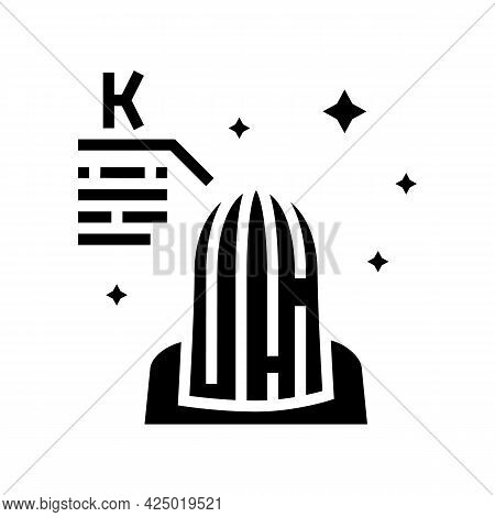 Hairstyle With Keratin Glyph Icon Vector. Hairstyle With Keratin Sign. Isolated Contour Symbol Black