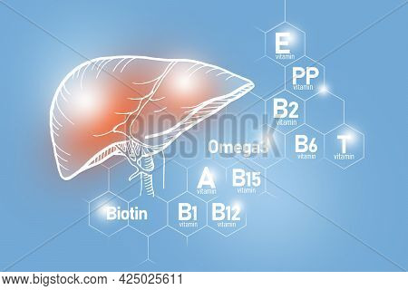 Essential Nutrients For Liver Health Including Omega-3, Carnitine, Biotin, Vitamin Pp, Vitamin B.
De