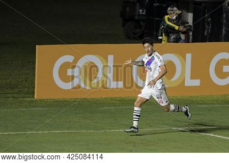 Rio, Brazil - June 27, 2021: German Cano Player In Match Between Vasco Vs Brusque By 7st Round Of Br