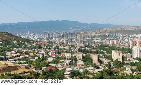 Residential Buildings In The City Of Tbilisi