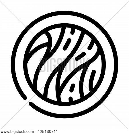 Cellulose Nutrition Fact Line Icon Vector. Cellulose Nutrition Fact Sign. Isolated Contour Symbol Bl