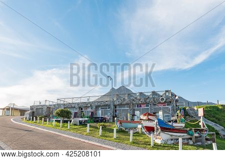 Kleinmond, South Africa - April 12, 2021: Businesses At The Waterfront At The Harbour In Kleinmond I