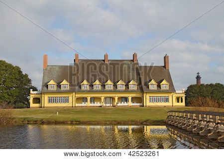 Whalehead klub historické muzeum nedaleko Corolla, Severní Karolína