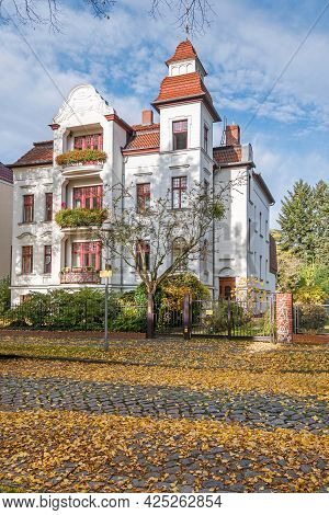 Berlin, Germany - October 25, 2020: Residential Building At Mommsenstrasse, A Listed Cultural Monume