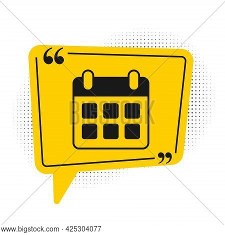 Black Travel Planning Calendar And Airplane Icon Isolated On White Background. A Planned Holiday Tri