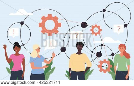 Sociology As The Science Of Society. Educational Theoretical Knowledge About Community Crowd And Int