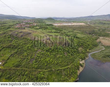 Aerial View Of Studen Kladenets Reservoir, Kardzhali Region, Bulgaria