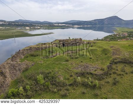 Aerial View Of Studen Kladenets Reservoir, Kardzhali Region, Bulgaria