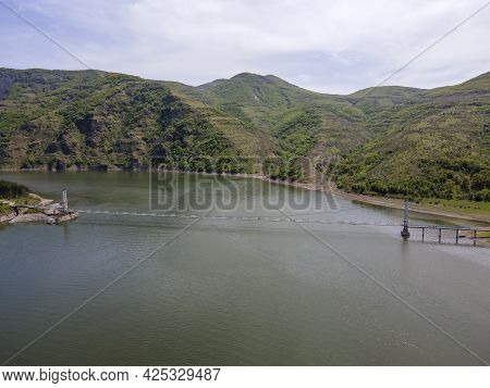 Aerial View Of Studen Kladenets Reservoir, Kardzhali Region, Bulgaria