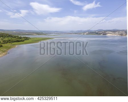 Aerial View Of Studen Kladenets Reservoir, Kardzhali Region, Bulgaria