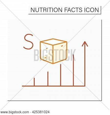 Sugar Content Color Icon. Energy Value. High Level Sugar. Nutrition Facts. Nutrient Supplements. Nut