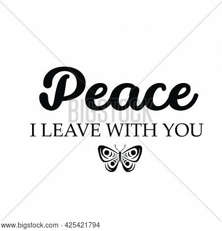 Peace, Leave You, Vector & Photo (Free Trial) | Bigstock