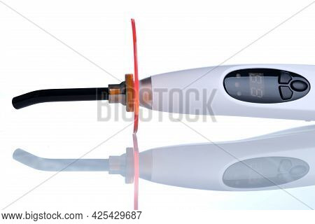 Dental Uv Lamp For Dental Fillings Closeup